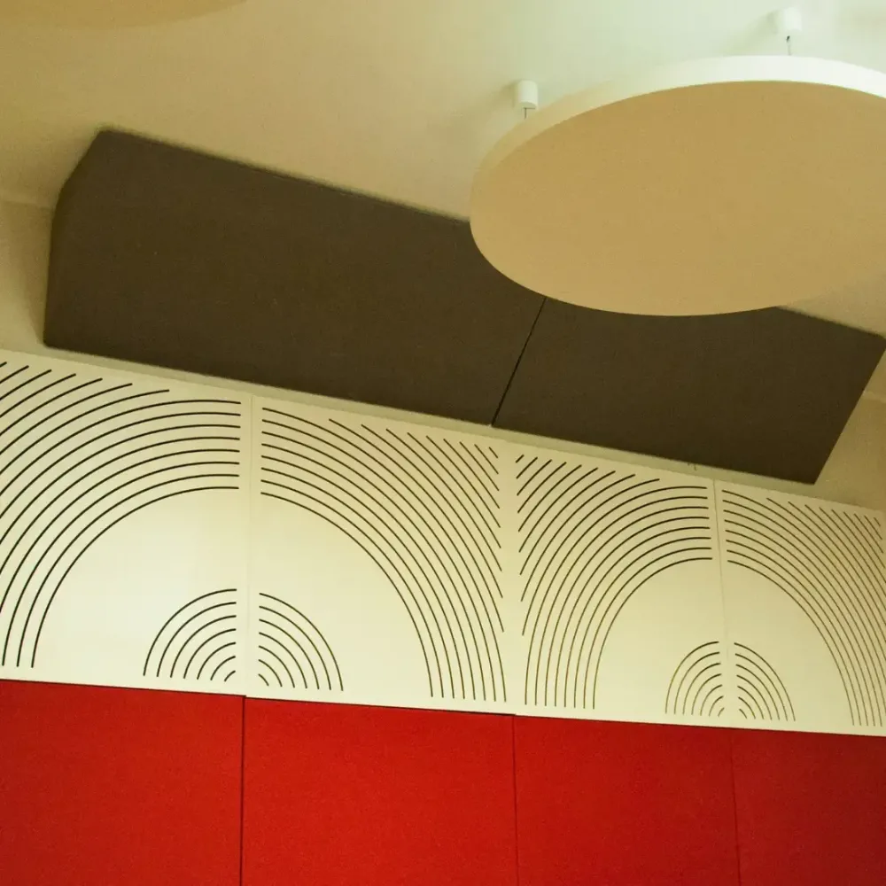Akustiset materiaalit Saint Louis College of Music, Roomassa, Italiassa