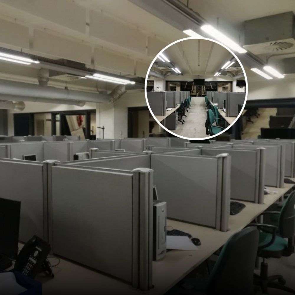 Akustiset pöytäseinäkkeet Forthnetin pääkonttorissa Ateenassa