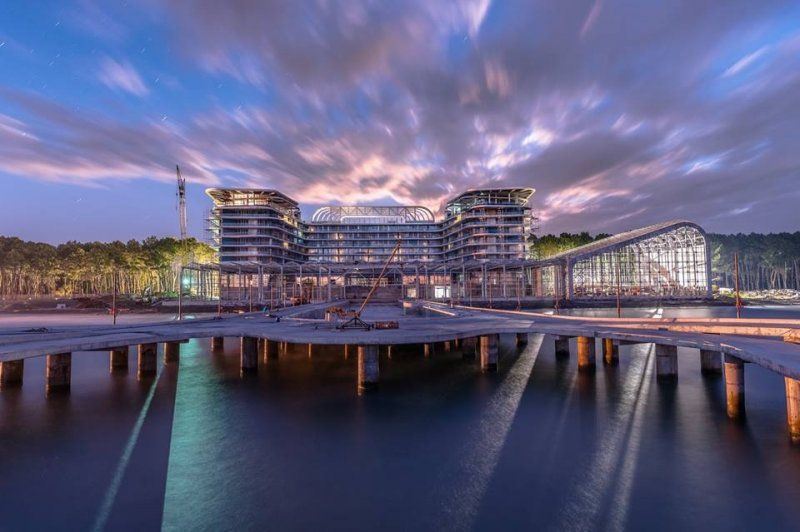 Marriott Hotel - jäähdyttimien äänieristys Shekvetilissä, Georgiassa