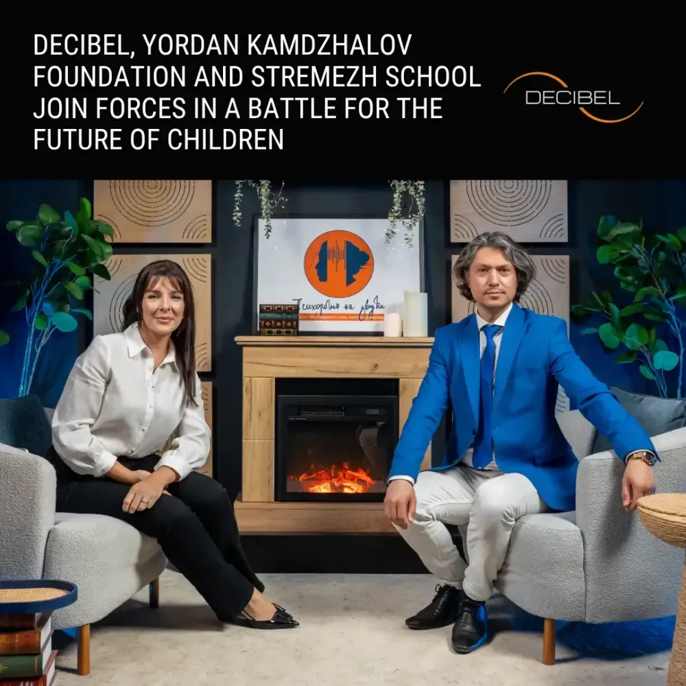 DECIBEL, Jordan Kamdzhalov -säätiö ja Stremezh School yhdistävät voimansa taistelussa lasten tulevaisuuden puolesta