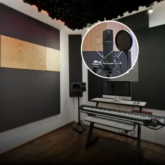 Boutique äänitysstudio Roomassa