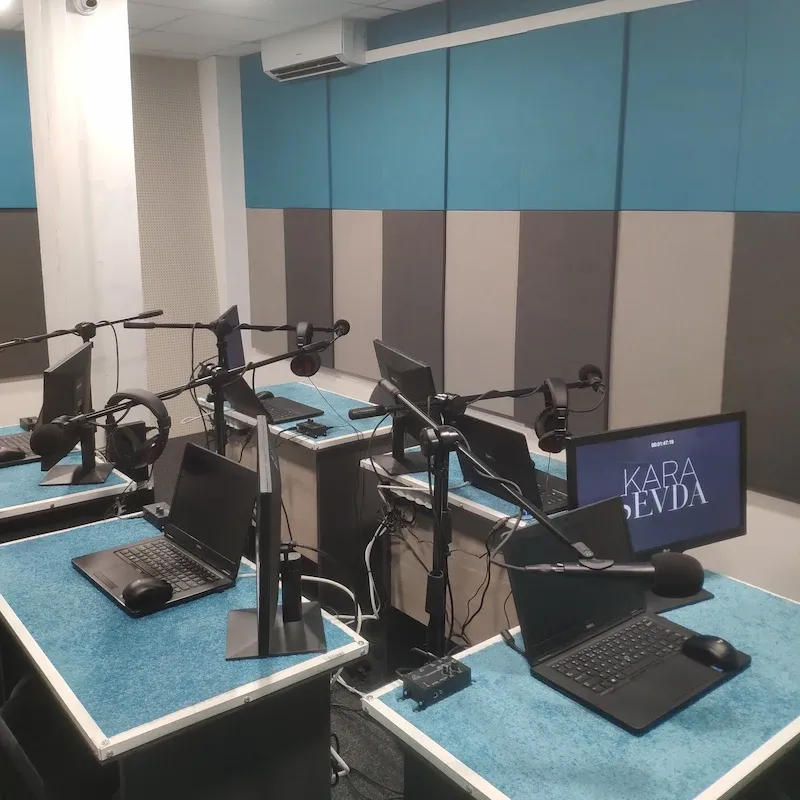Akustiikkakäsittely äänitysstudiolle Sofiassa