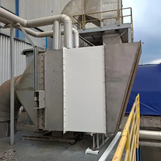 Teollisuuden melunvaimennus Smurfit Westrockin tehtaalla