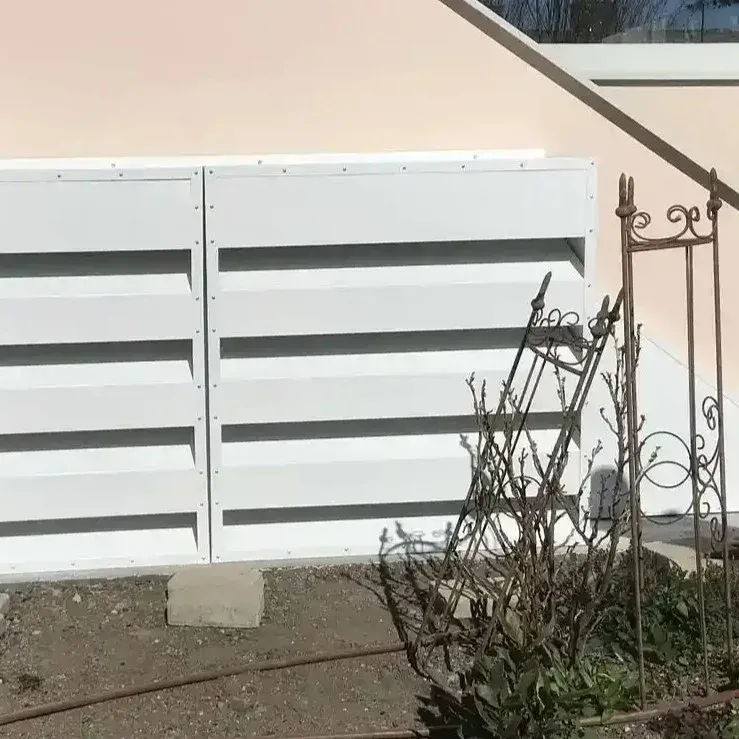 Äänieristetty lämpöpumppuyksikkö Wienissä