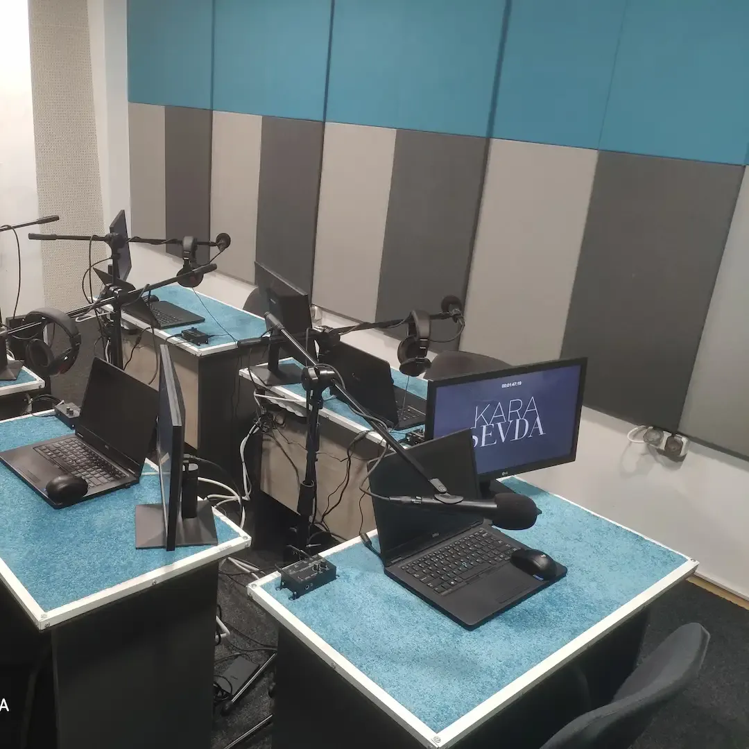Akustiikkakäsittely äänitysstudiolle Sofiassa