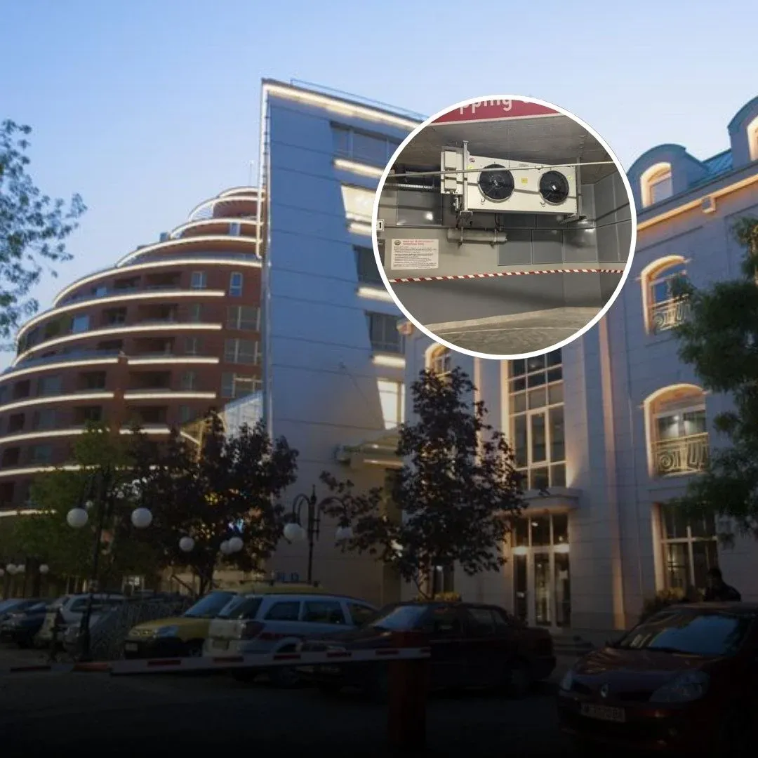 San Stefano Plazan jäähdyttimien äänieristys