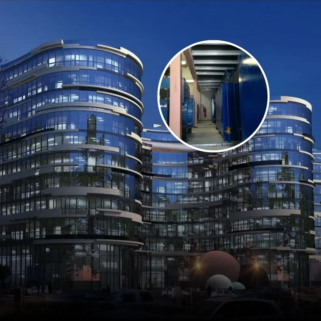 Äänieristetyt dieselgeneraattorit Marriott-hotelliin