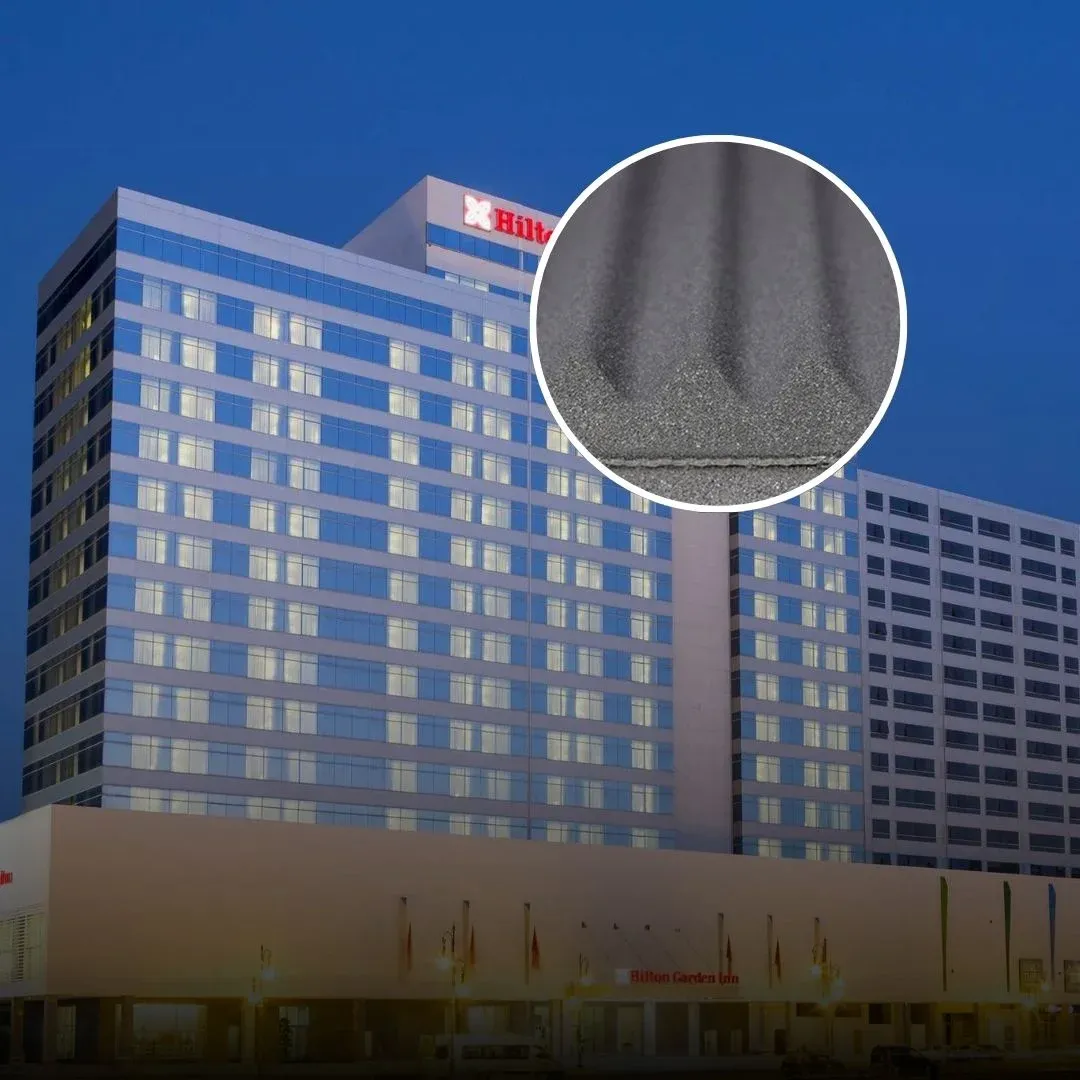 Melun vähentäminen Hilton Hotel Tiranassa