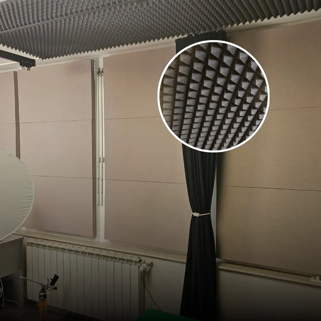 Kotistudion akustinen käsittely Sofiassa