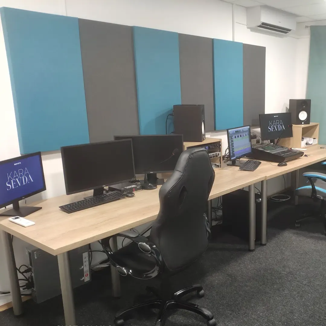 Akustiikkakäsittely äänitysstudiolle Sofiassa